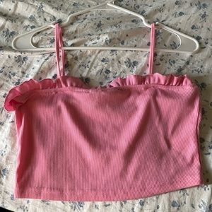 Pink Shein Crop Top